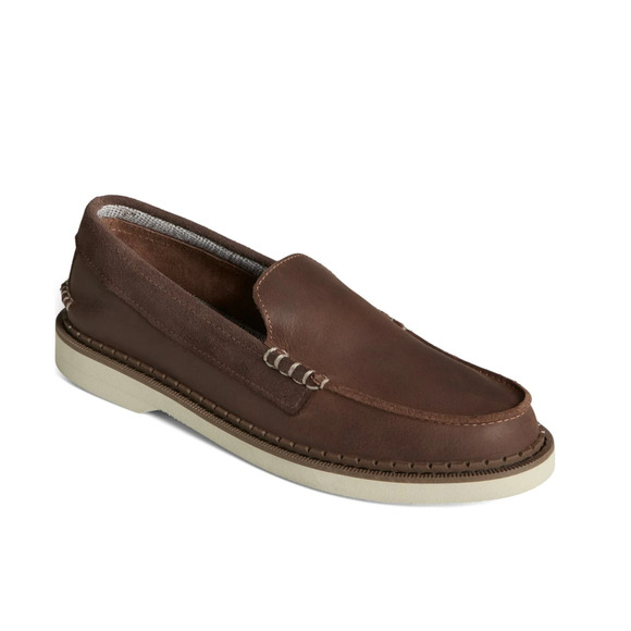 NWT Sperry Authentic Original™ Double Sole Venetian Loafer Shoes Brown Mens 11M - Picture 1 of 7